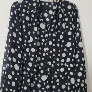 Polka Dot Women's Top